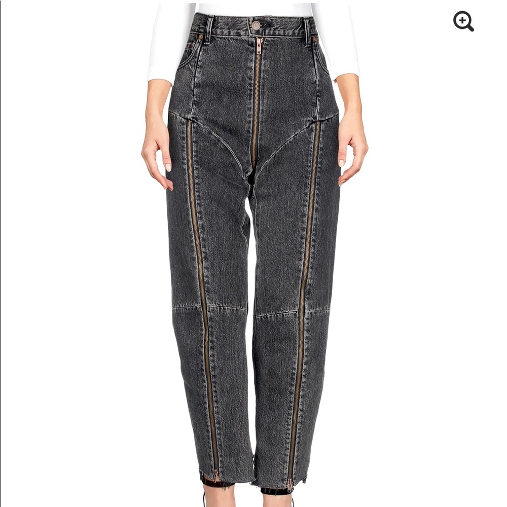 COPIED LISTING - Vetements x Levi’s Full zip High Rise Jeans Small